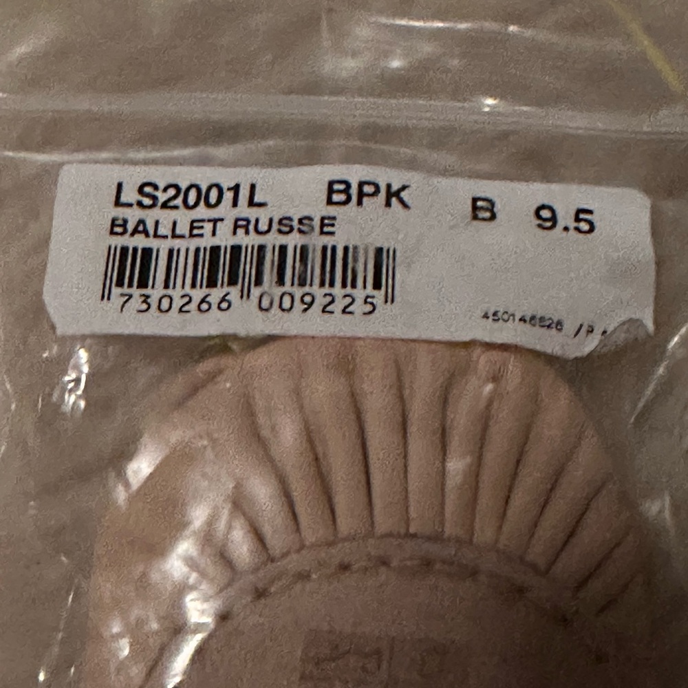 Canvas ballet slippers  ballet russe